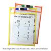 Durable Reusable Erasable Stationery Drawing Board File Pocket Dry Wipe Bag Teaching Supplies