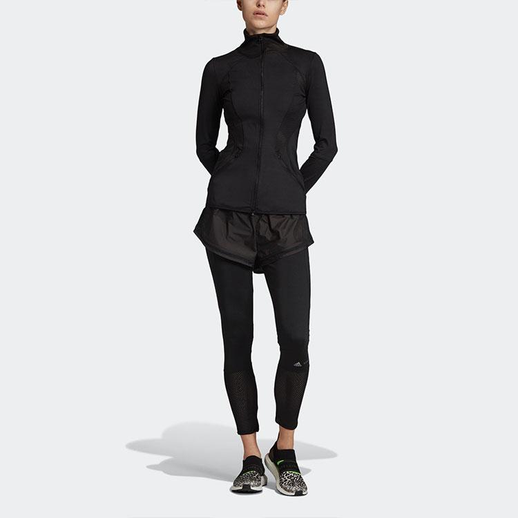 adidas X Stella McCartney Базовые куртки Женские Черный Стойка Умеренный Другое EA2219