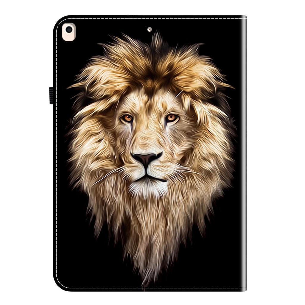 Кожаный чехол для iPad 10.2 (2021)/(2020)/(2019)/Air 10,5 дюйма (2019) Чехол-подставка с принтом и слотами для карт