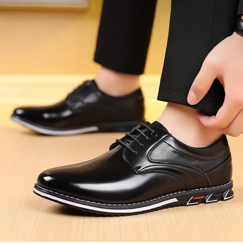 Autumn Men Business Shoes Men Fashion Casual Shoes Man Office Breathable Loafers Comfortable Dress Shoes Zapatillas De Hombre