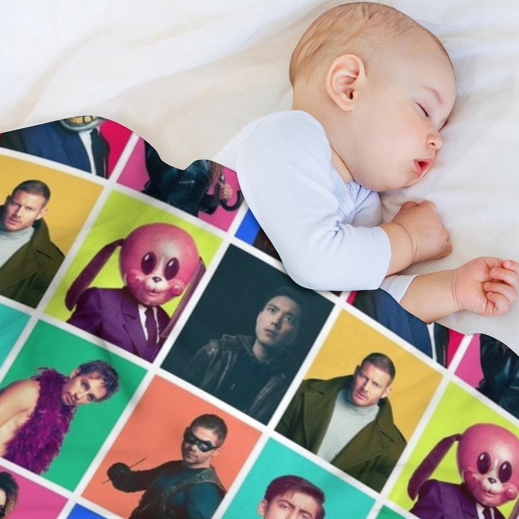 The Umbrella Academy - Character Collage Throw Blanket All Season Lightweight Soft Blanket for Bed
