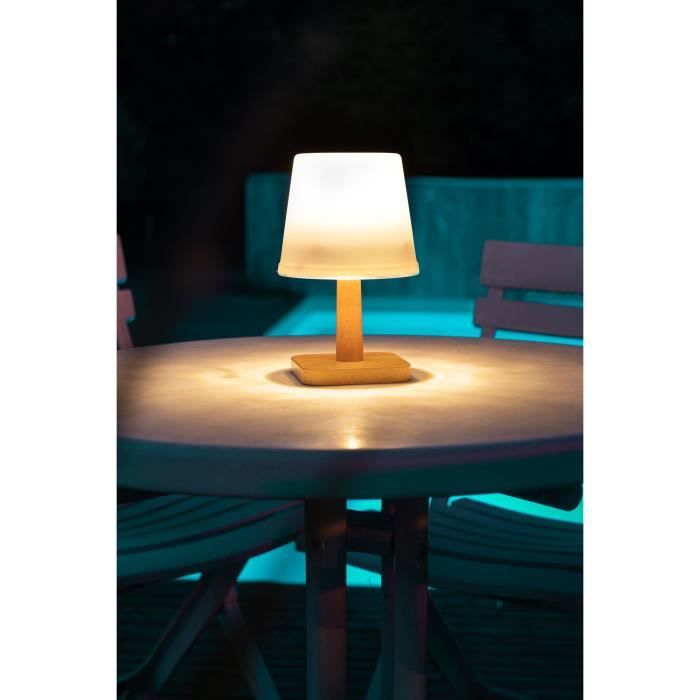 GALIX G4410 Solar Table Lamp - 25 Lumens - H20 Cm