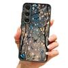 Чехол S25 Ultra Фантастический Сад Бабочек Матовый Жесткий Чехол Для Samsung Galaxy S25 Edge S24 Ultra S23 S22 Plus S21 FE Capa Funda