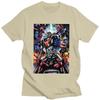 Мужская футболка Grendizer на заказ Хлопковая футболка Goldorak Goldrake Ufo Robot Т-shirts Приталенная одежда