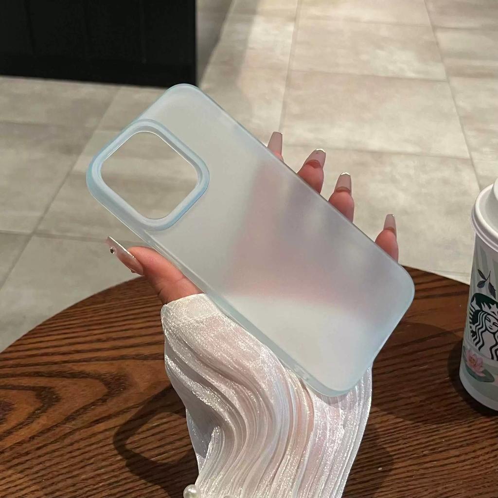 Fashion Soft Matte Candy Phone Case For 17 16 11 12 13 14 15 Pro Max Plus X XS Max Transparent Bumper Cases Cover