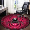 1PC Spider Web Office Round Area Rug, Mat Suitable For Office, Under Office Chairs Bedroom Living Room Home Decor, Room Deco