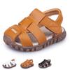 New Boys Sandals Soft Leather Closed-Toe Toddler Baby Summer Shoes Boys and Girls Children Beach Shoes Sport Kids Sandals