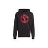 Adidas Manchester United Football Series Printed Hoodie Men Tops Black GR3893