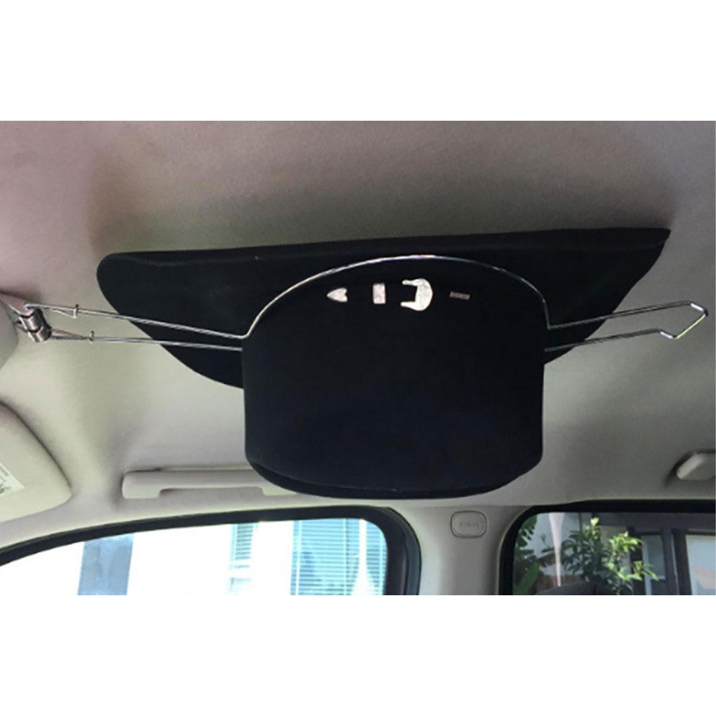 2pcs/set Hat Hanging Rack Storage Rack Stand Holder Stainless Steel Hat Rack Built In Spring