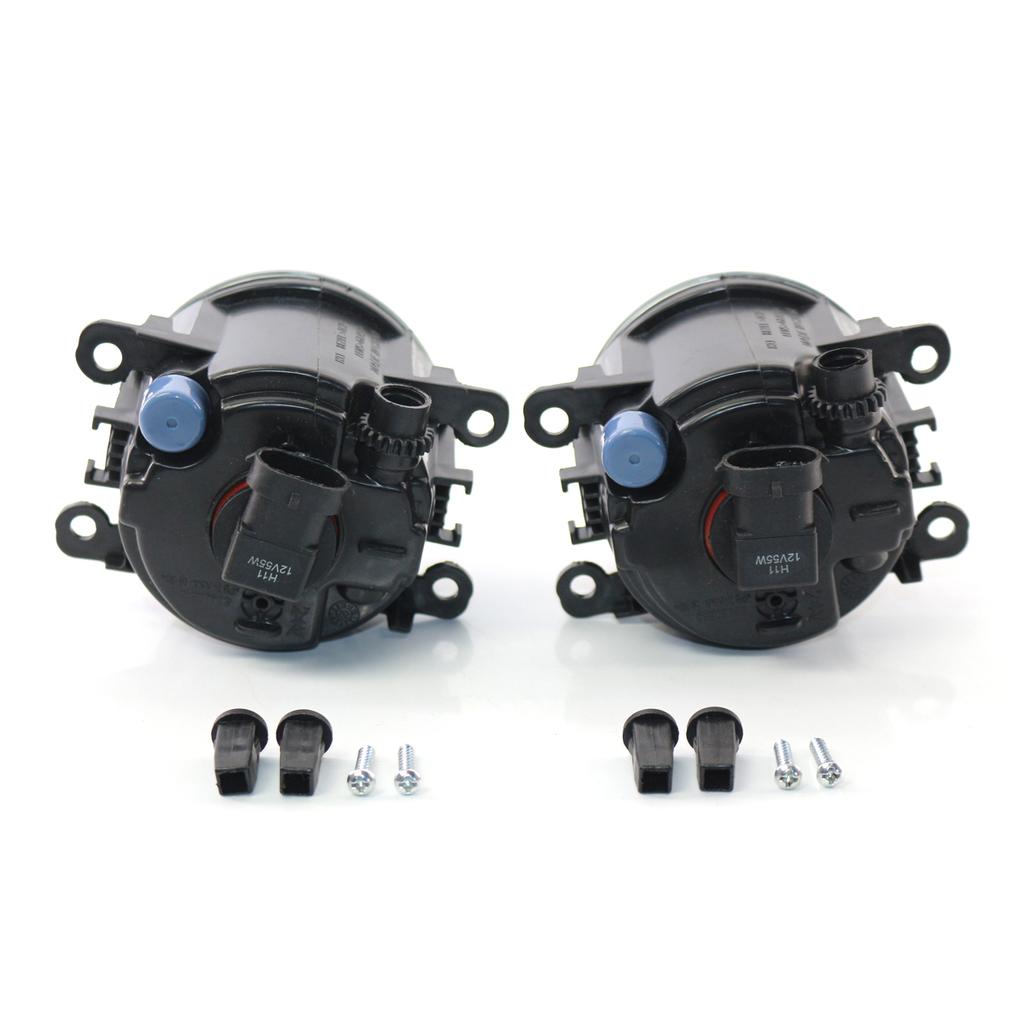 Left/Right Car Front Bumper Fog Light Cover Grille Grill Fog Lamp Assembly Set For Ford Fiesta 2008 2009 2010 2011