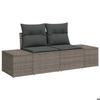 Maison Exclusive - Ensemble de canapé de jardin 5 pc Gris polyrotin
