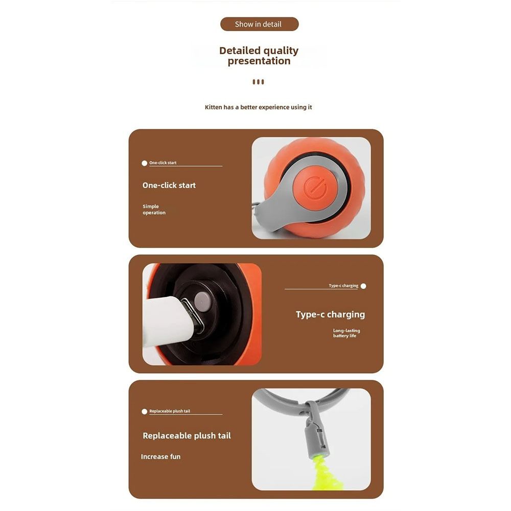 Gravity Sensor Pet Toy Ball Smart Pet Eletronic Smart Ball Jumping Rolling Ball Puppy Cat Toys