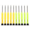 10pcs Professional Metal Flat Cross Screwdriver Set Watch Repair Tool Kit