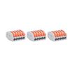 40Pcs Lever Nut Connector 5 Way Conductor Compact Wire Fast Connection Terminal Block PCT‑215