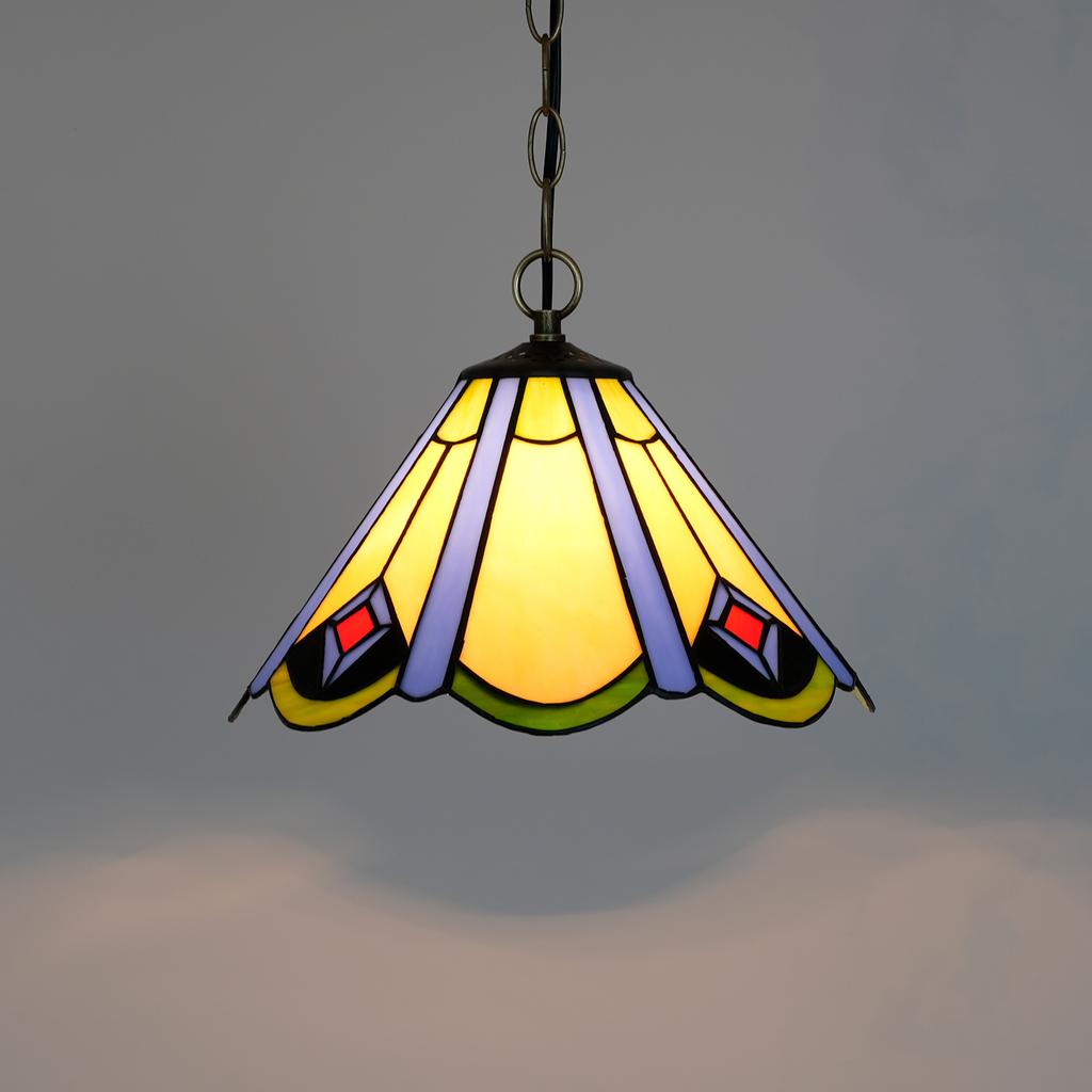 Винтажные подвесные светильники Средиземноморский барокко витражная подвесная лампа светодиодные кухонные осветительные приборы домашний лофт декор