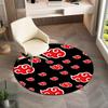Famous cartoon NARUTO protagonist Uzumaki Naruto round carpet soft home decoration anti-slip door mat outdoor picnic mat carpet M6