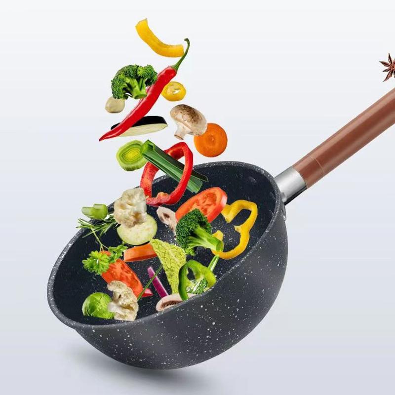 Антипригарный соус Span кипяченое молоко горшок с длинной ручкой медицинский камень омлет сковорода с крышкой мини суп горшок универсальный для домашней кухни