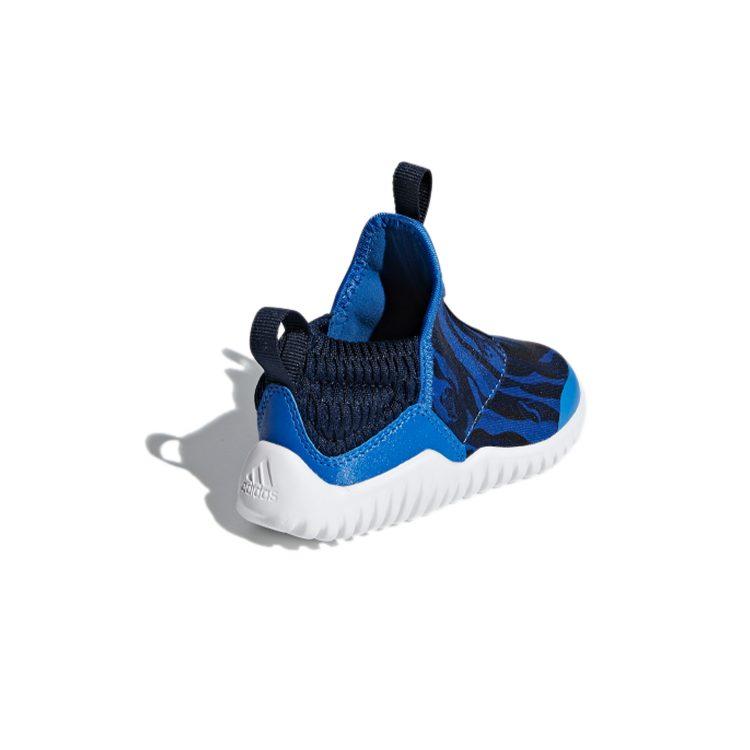 adidas Rapidazen I Дышащие Низкие Детские Кроссовки Сине-Черные Для Младенцев и Малышей D96843