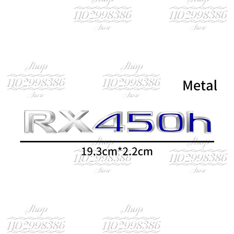 QMV5 Suitable for RX300, RX350, RX500h, RX450h, RX270, RX200t Lexus tail emblem decorative metal letter stickers