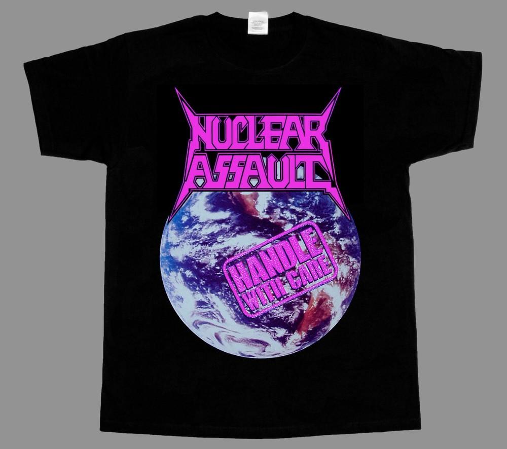 Nuclear assault handle with care game over new shortlong sleeve tshirt 345xl