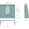 Base Plate for Diaphragm Actuator 03.182.35.85.0