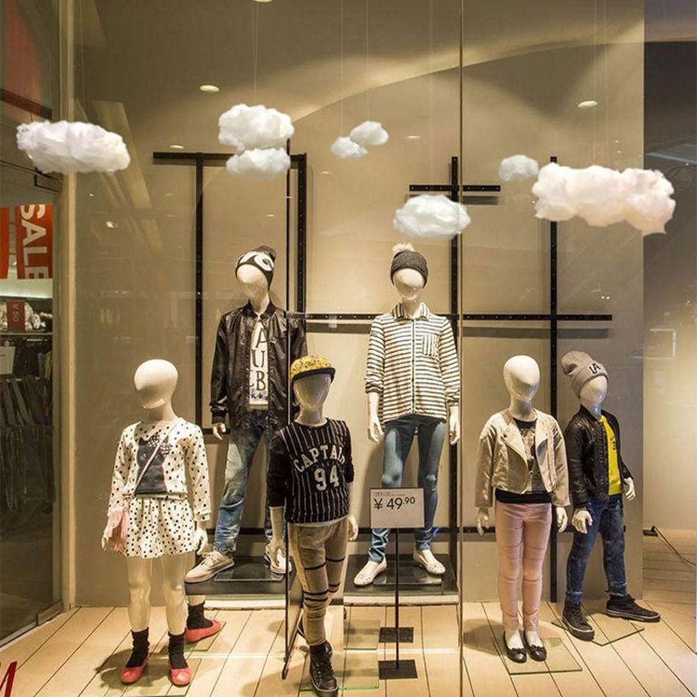 Mall Clothing Stores Birthday Decor Cloud Ornaments Artificial Cotton Prop Cotton Party Supplies