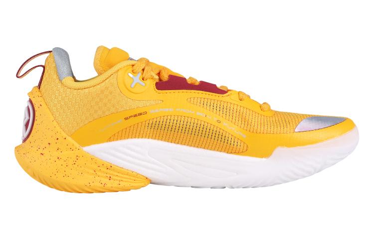 Li Ning Speed 10 Низкие Баскетбольные Кроссовки Мужские Желтые ABAT085-13