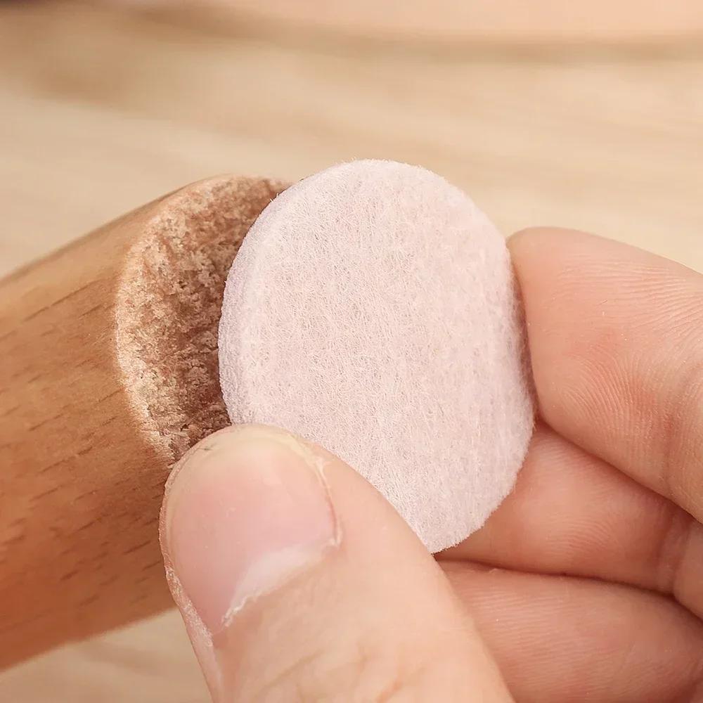Thicken Felt Chair Legs Pads Self Adhesive Floor Protector Mat Furniture Pads Round Square Desk Chair Sofa Legs Anti-Slip Covers