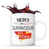 Mug - Thank You Awesome Supervisor - Ceramic - Printed - 325 Ml - Dishwasher Safe