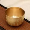Bowl Treasure Copper Basin Wealth Offering Good Statue Money Fortune Luck Shui Feng Porsperity Lucky Bowls Chinese Golden Brass