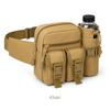 Dual Mode Tactical Waist Pack Multi Compartment Storage Bag For Outdoor Commute Hiking Running Sports Portable Tool Carry Pouch
