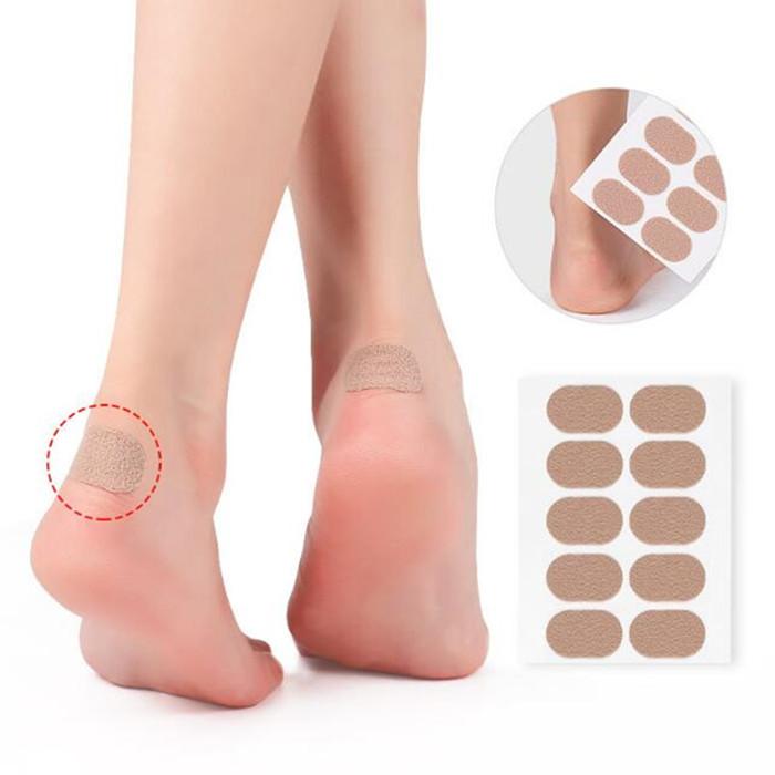 Фланелевые наклейки Пластырь для ног Мозоли Волдыри Овальные наклейки Защитные средства для ухода за ногами Самоклеящиеся антиабразивные пластыри Подушечки для предотвращения образования волдырей