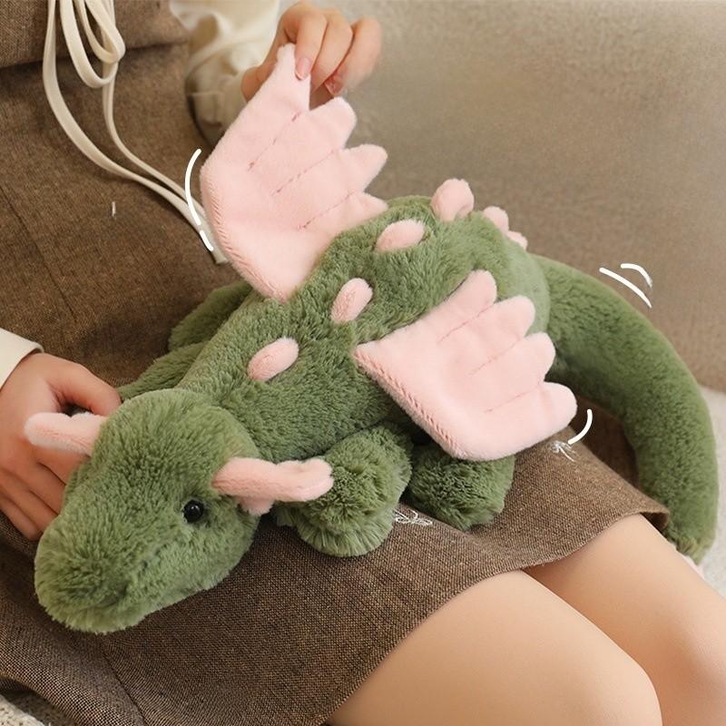 Matcha Flying Dragon Kids Plushie For Bedroom Decor Gift For Boys And Girls