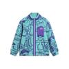 Li Ning X Disney Monsters University Collaboration Fleece Warm Loose Knit Jacket Men Jacket Ice-Porcelain-Green AFDT655-2