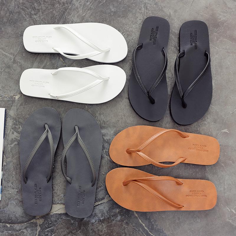 Z Leather Flip Flops: Men's & Women's Soft Bottom Outdoor Sandals for Summer Beachwear