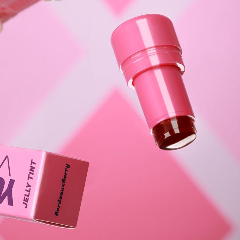 4-цветные желейные румяна Lazy Contour, стойкий цвет, увлажняющие мерцающие румяна, макияж для лица