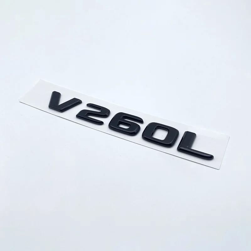3D Letters V260L V220d V250d V300d NIGHT EDITION Emblem for Mercedes Benz V W447 Car Fender Badge Trunk Nameplate Logo Sticker OG7