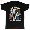 Vtg Gg Allin Live Fast Die Cotton Black All Size T Shirt Vintage Homme Breathable Designer Clothes Streetwear Graphic