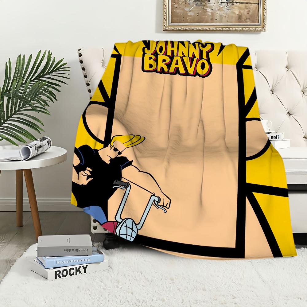 Blanket J-Johnny For Soft Throw Blanket for Picnic Bed Sofa B-Bravo Cartoon Home Bedroom Cozy Warm Comfortable