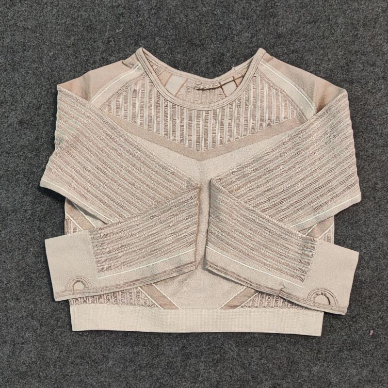 Женский костюм из трикотажного полотна для йоги и фитнеса