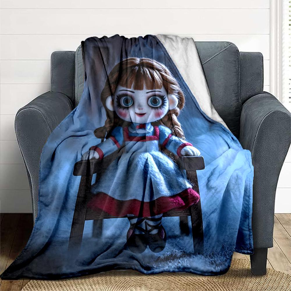 1 шт. Плед AnnaBelle Легкий фланелевый плед Покрывало для дивана, кровати, путешествий, кемпинга, гостиной, офиса, дивана