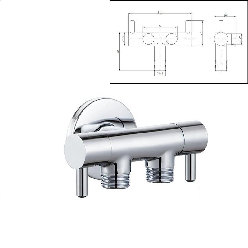 Хромированный Душевой Спрей-Биде для Ванной Комнаты Туалетный Ручной Спрей Золотая Латунь Набор Биде для Унитаза Душевой Спрей-Биде Самоочищающийся Душ Черный