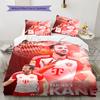 Harry Kane Glory Bedding Quilt Set Quilt Cover Pillowcase Home Decoration Birthday Gift (1 * duvet cover + 2 * pillowcase, without core)