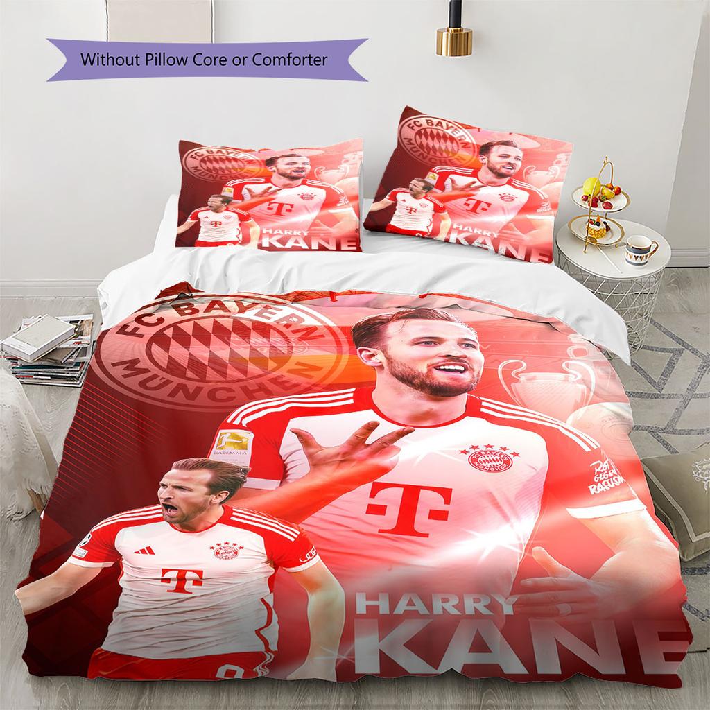 Harry Kane Glory Bedding Quilt Set Quilt Cover Pillowcase Home Decoration Birthday Gift (1 * duvet cover + 2 * pillowcase, without core)