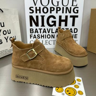 Платформа балетки женские замшевые мюли обувь зима 2025 бренд тренд гладиатор повседневная обувь на открытом воздухе нескользящие прогулки Zapatillas Mujer