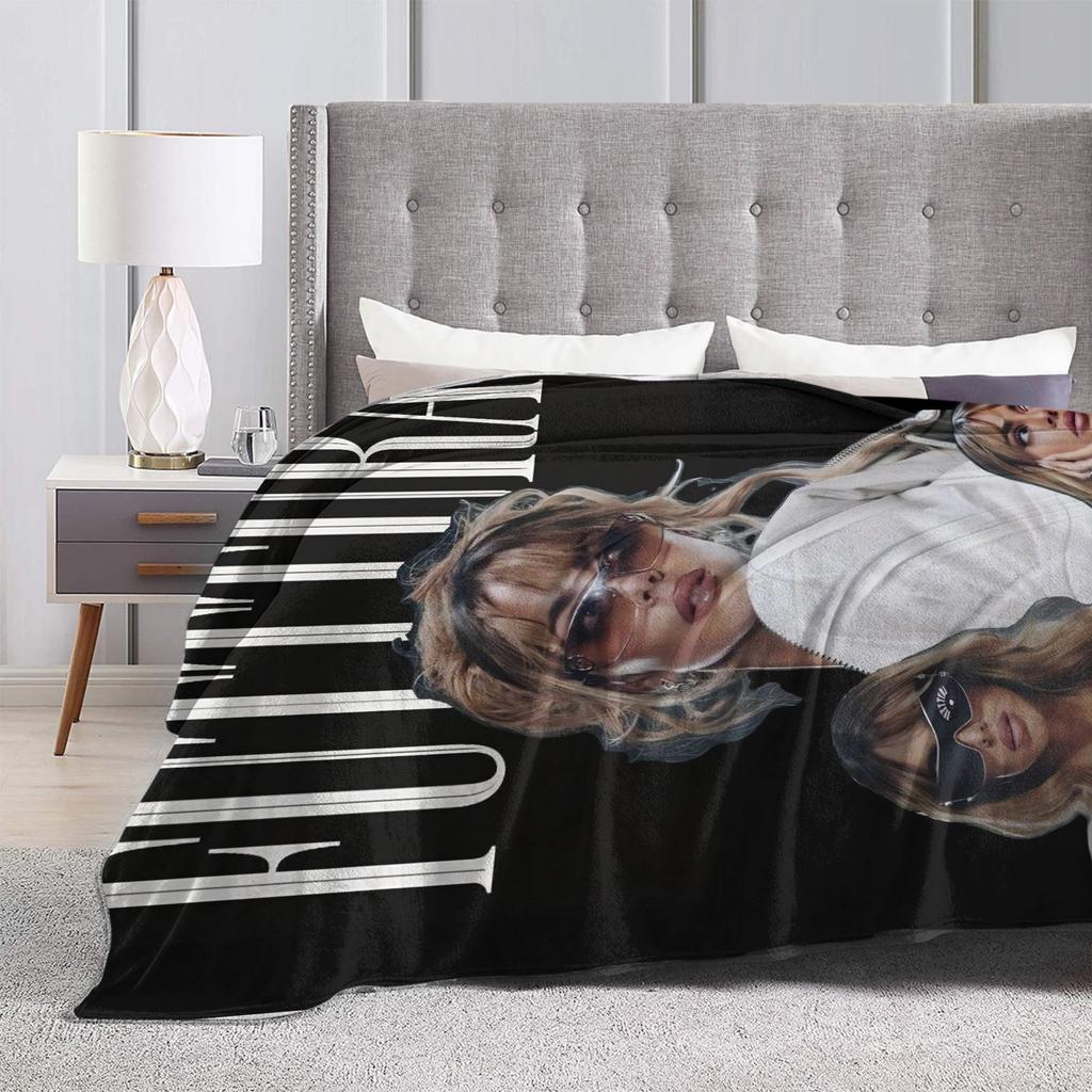 TINI STOESSEL Futtura Tour Flannel Blanket Warm Throw Blanket for Home Decor Camping Novelty Bedspread Sofa Bed Cover