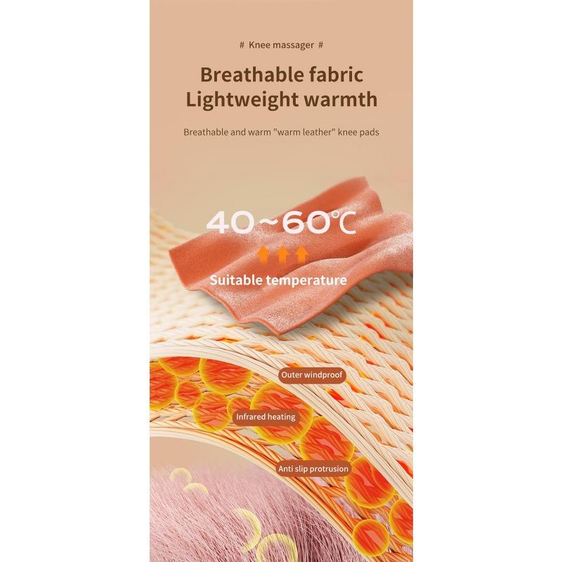 Новые согревающие массажные наколенники для суставов, согревающие компрессы, согревающие массажные накладки на плечи, колени, локти, беспроводной массаж, портативное согревающее устройство