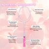 Blossom Rain Women's Composite Carbon Fiber Badminton Racket Ultra-Light 26lbs Pre-Strung, Macaron Pastel Colors , Free Bag