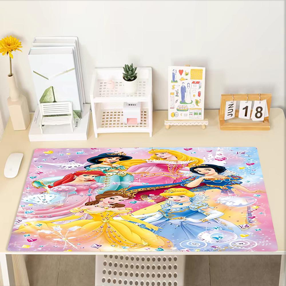 Princess Theme Mouse Pad, Non Slip Rubber Base, Multifunctional Office & Home Decor, Perfect for Workspace Personalization.