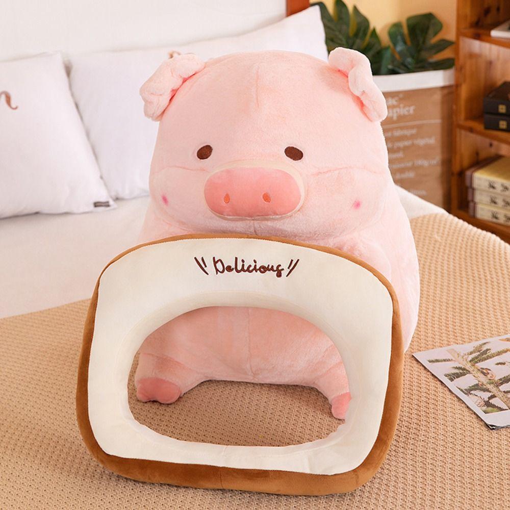 Lulu Pig Toast Pig Stuffed Animals Doll Bread Lulu Pig Stuffed Animals Peluche Doll Kid Toys